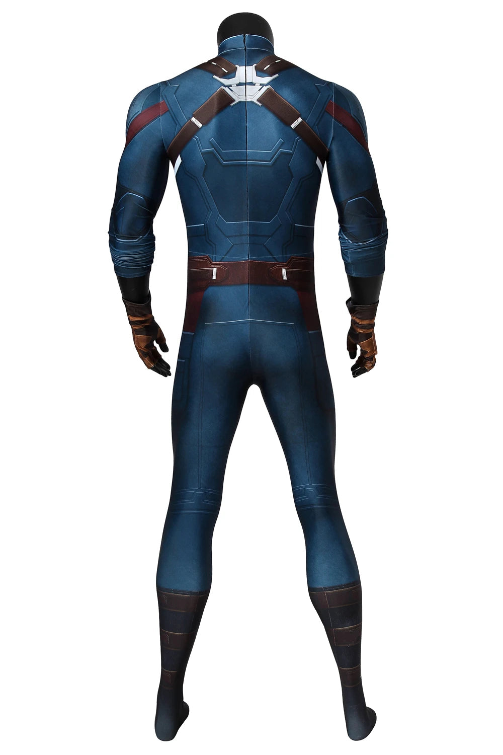 Captain America Cosplay Costume in 3D Spandex – Full Unisex Suit