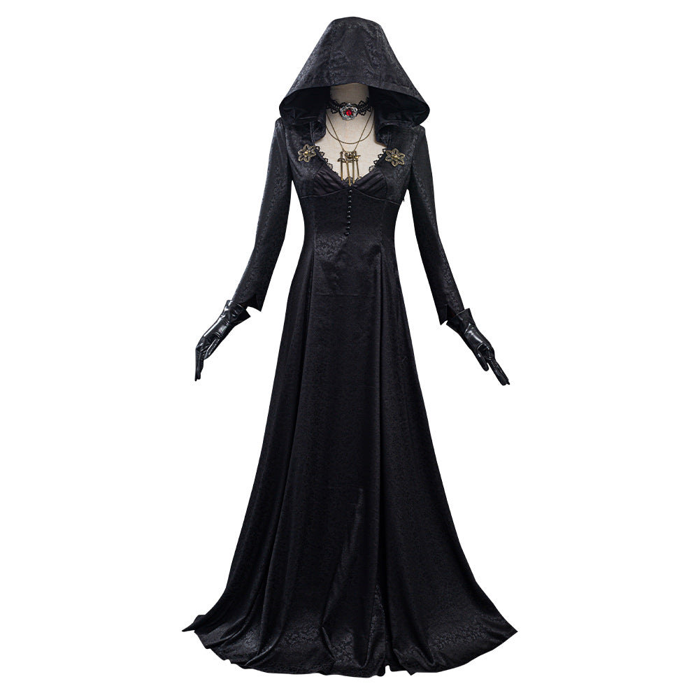 Costume de Cosplay de la Dame Vampire – Ensemble Premium pour Halloween et Événements Thématiques