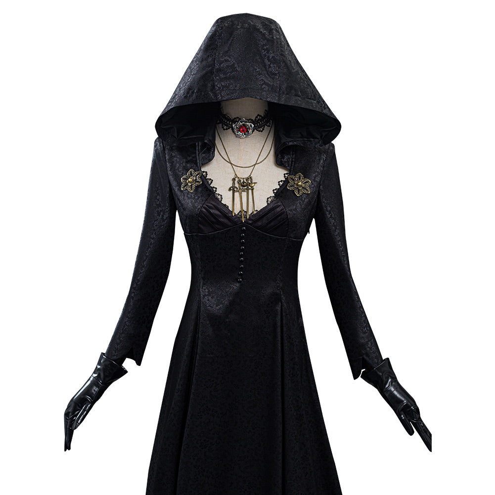 Costume de Cosplay de la Dame Vampire – Ensemble Premium pour Halloween et Événements Thématiques