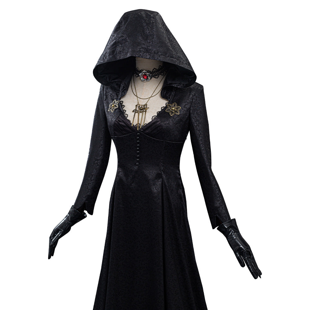 Costume de Cosplay de la Dame Vampire – Ensemble Premium pour Halloween et Événements Thématiques