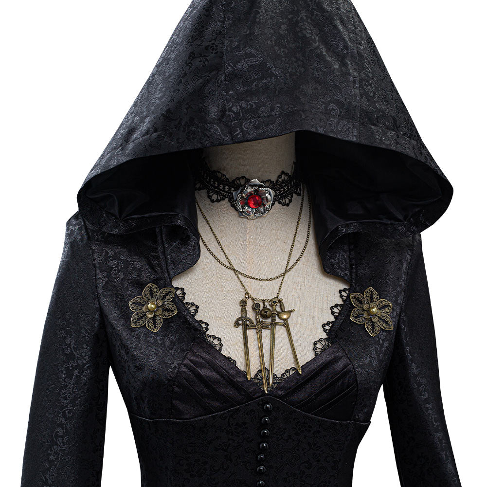 Costume de Cosplay de la Dame Vampire – Ensemble Premium pour Halloween et Événements Thématiques