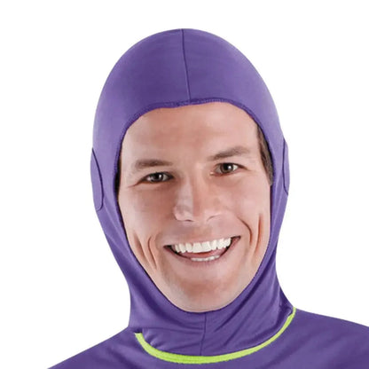 Unisex Space Ranger Costume for Halloween – Full Jumpsuit with Hood and Printed Details