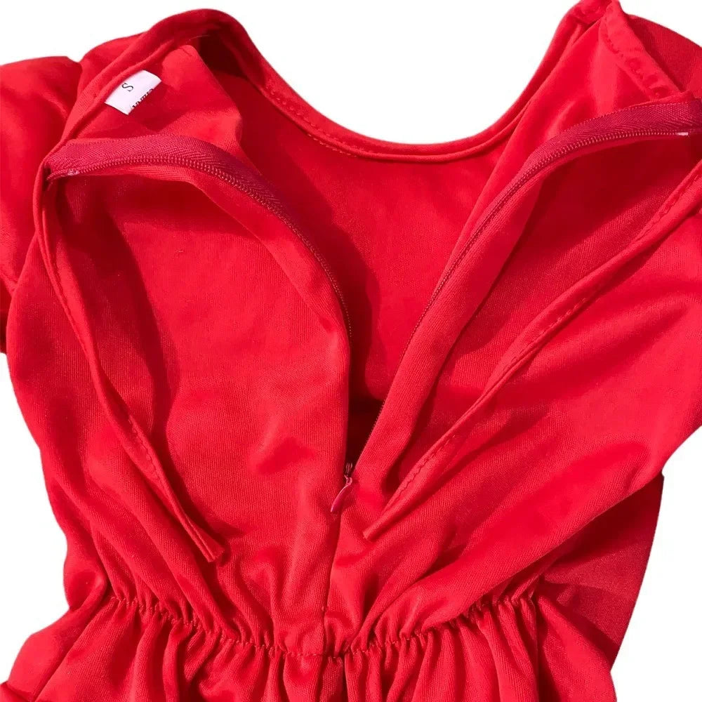 Flash Superhero Costume for Kids with Mask and Muscular Details – Ideal for Halloween and Cosplay