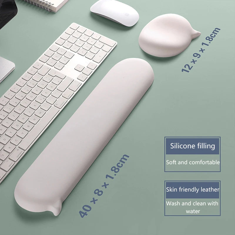 Ergonomic Silicone Wrist Pad – Comfortable Accessory for Keyboard
