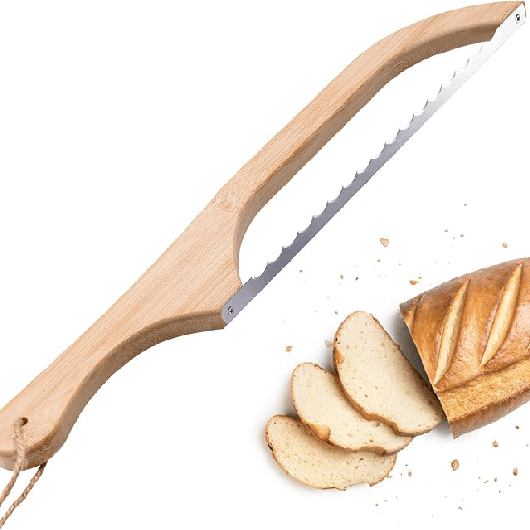 Couteau à Pain Denté de 10 Pouces, Lame en Acier Inoxydable, Poignée Ergonomique Antidérapante – Idéal pour Pain Croustillant et Bagels
