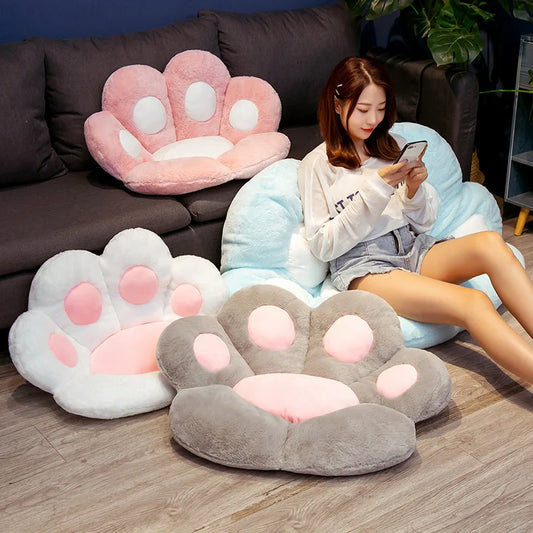 Cozy Cat Paw Chair Cushion – Adorable Cat Paw Shape Seat Pad for Comfort