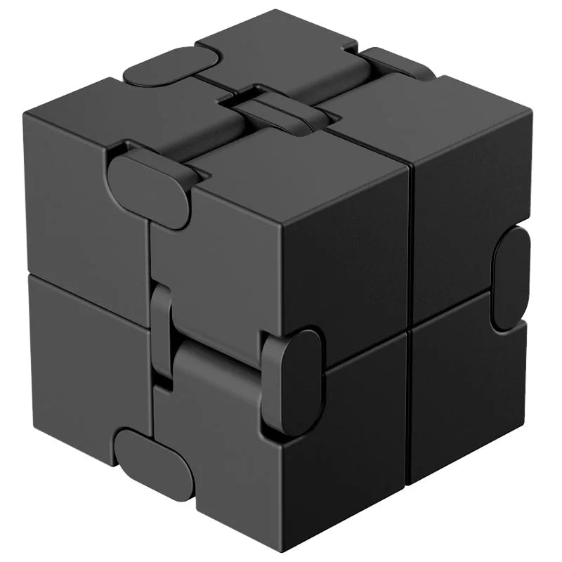 Magic Metal Cube - Portable Anti-Stress Puzzle for Decompression and Concentration, Durable and Tactile