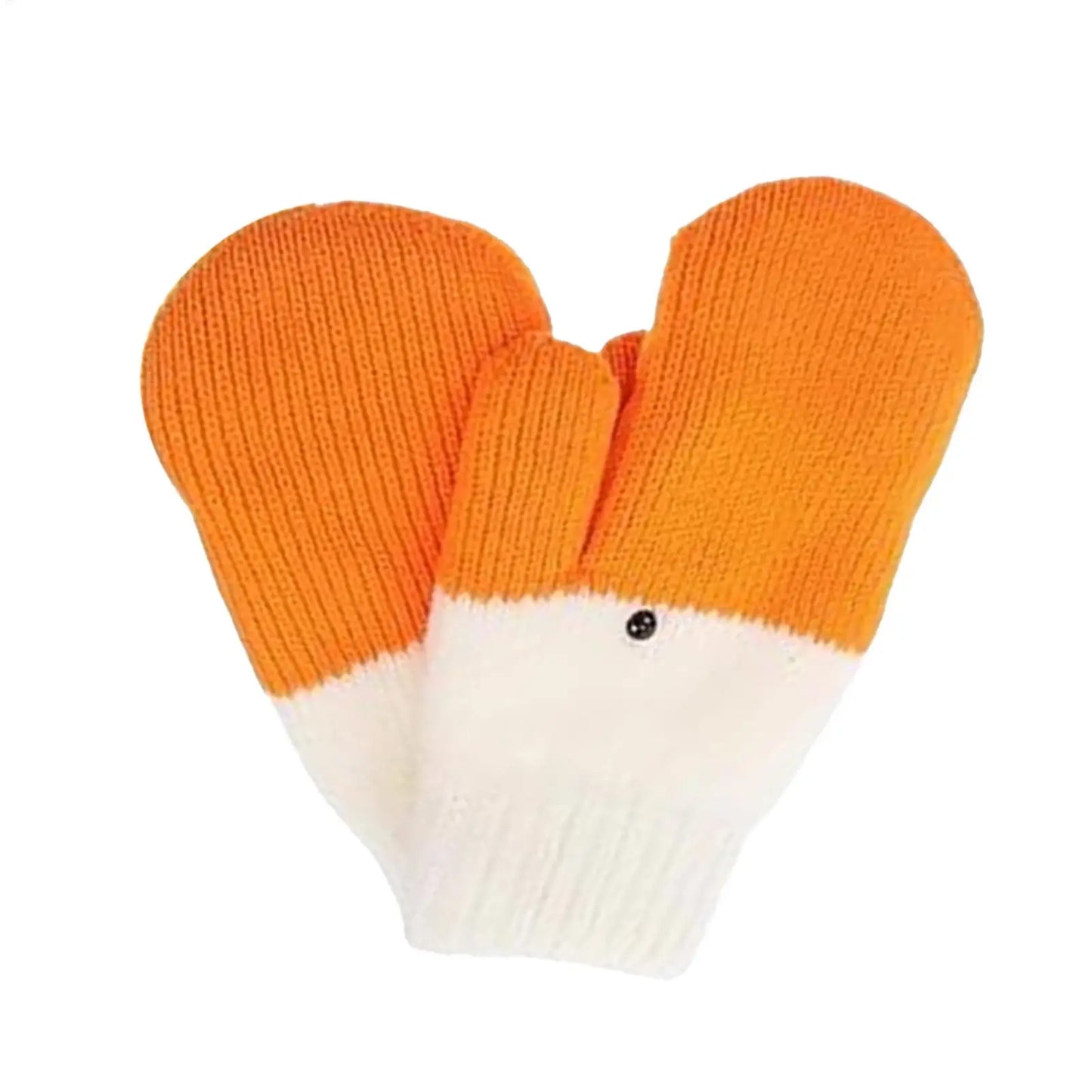 Cute Winter Ski Gloves with Thick Velvet Lining for Warmth and Cold Protection