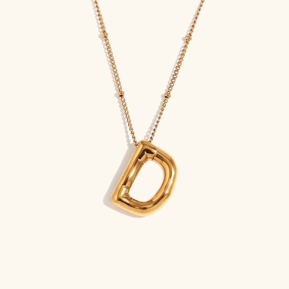 Variant image for Collier Femme Personnalisé Or 18K Taille Unique Acier Inoxydable-4