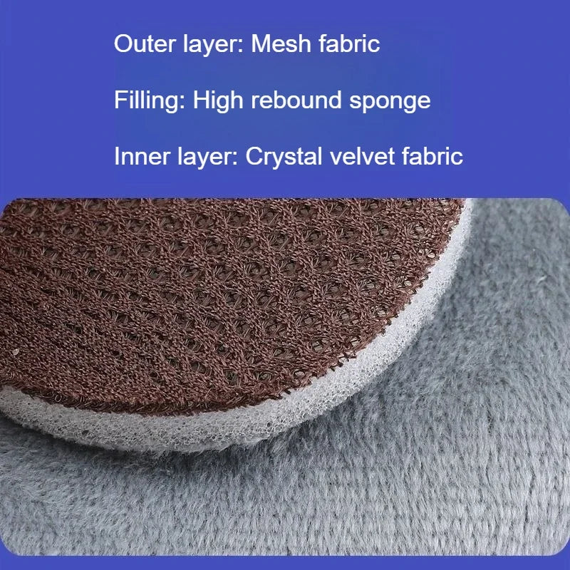 Cervical stretching device with suspension strap for pain relief