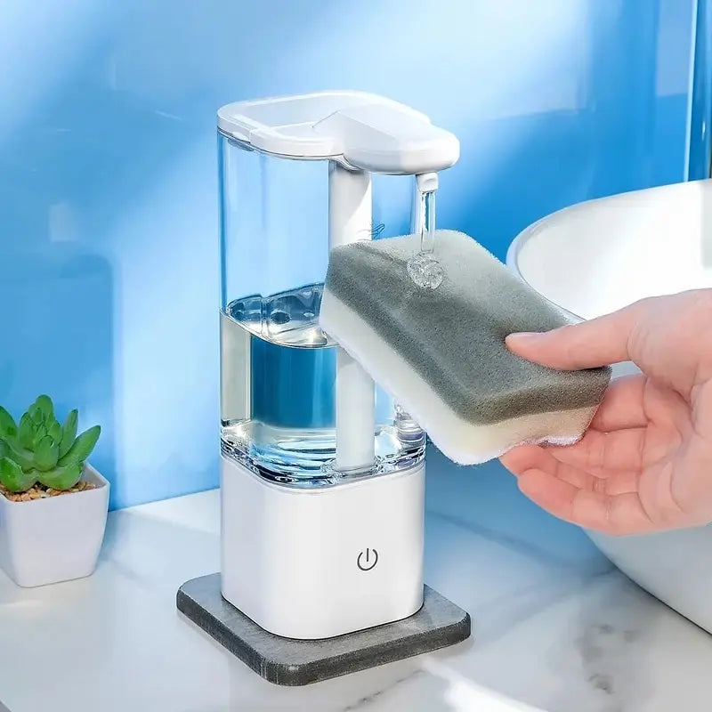 Distributeur Automatique de Désinfectant pour les Mains avec Capteur - 550ml pour Cuisine et Salle de Bain