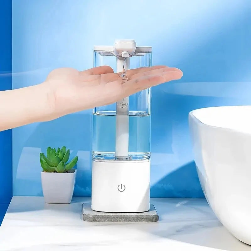 Distributeur Automatique de Désinfectant pour les Mains avec Capteur - 550ml pour Cuisine et Salle de Bain