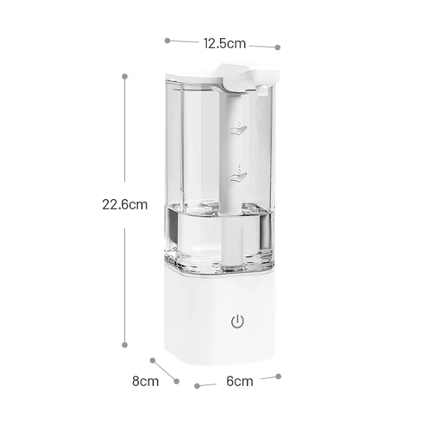Distributeur Automatique de Désinfectant pour les Mains avec Capteur - 550ml pour Cuisine et Salle de Bain