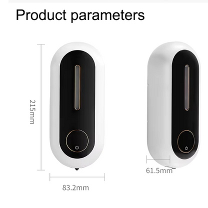 Distributeur automatique de savon moussant 450ML – Accessoire mural sans contact pour cuisine et salle de bain