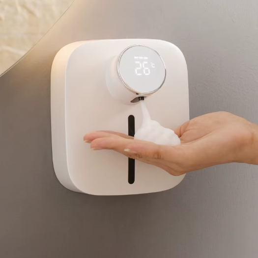 Distributeur de Savon Automatique Mural avec Capteur Infrarouge – Rechargeable USB et Design Sans Contact