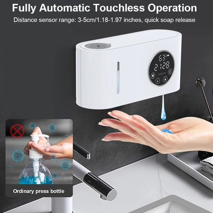 Automatic Touchless Soap Dispenser 500ml with LED Screen