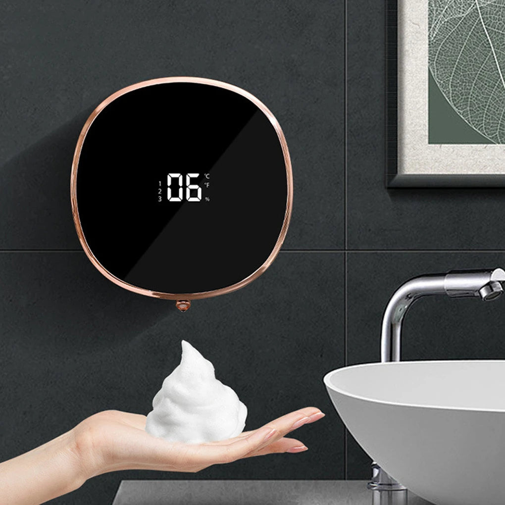 Distributeur de Savon Automatique avec Dosage Réglable pour Salle de Bain