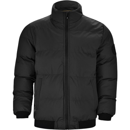 Insulating Down Jacket for Men - Hip Cut, Durable Polyester, Ideal for Winter