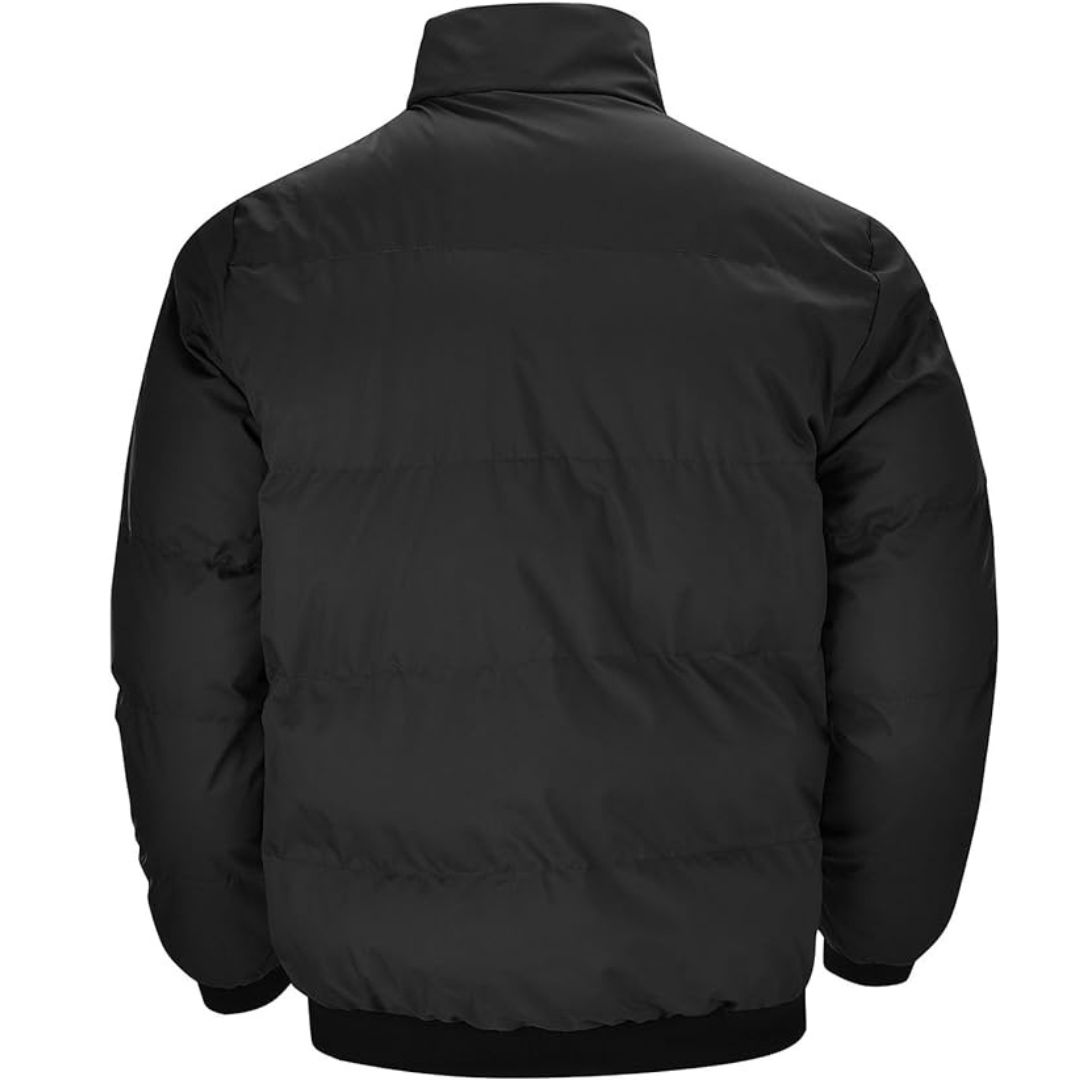 Insulating Down Jacket for Men - Hip Cut, Durable Polyester, Ideal for Winter