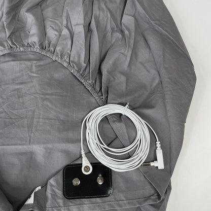 Antistatic Fitted Sheet in Silver Fiber for Grounding – Optimal Comfort and Protection Against Radiation