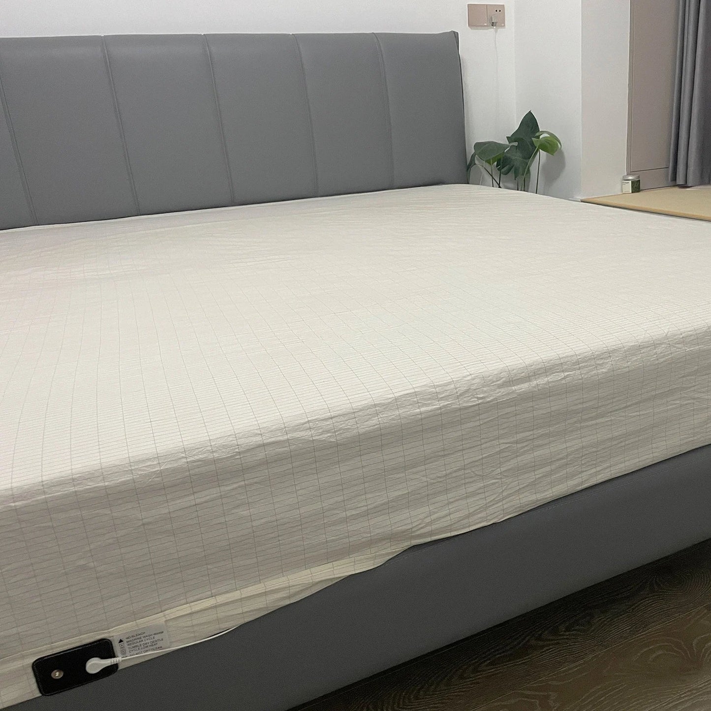Antistatic Fitted Sheet in Silver Fiber for Grounding – Optimal Comfort and Protection Against Radiation