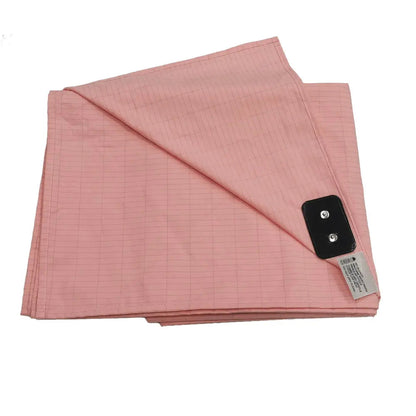 Drap-housse en coton biologique avec fil d'argent conducteur – Protection EMF et mise à la terre, 500 fils