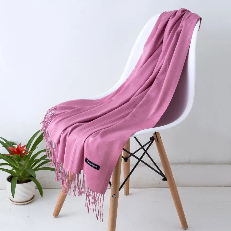 Écharpe Longue en Laine avec Franges pour Femmes – Confort et Élégance pour l'Hiver 4