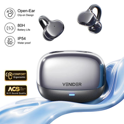 Écouteurs Bluetooth à conduction osseuse avec autonomie de 80 heures – résistance à l'eau IP54