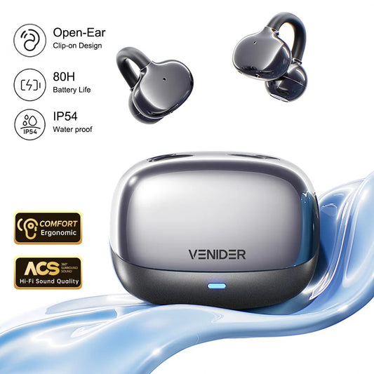 Écouteurs Bluetooth à conduction osseuse avec autonomie de 80 heures – résistance à l'eau IP54