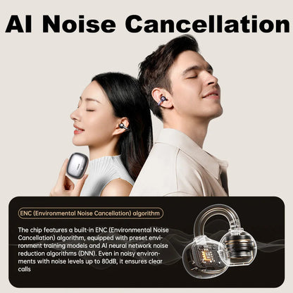 Écouteurs Bluetooth à conduction osseuse avec autonomie de 80 heures – résistance à l'eau IP54