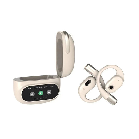 Écouteurs Bluetooth avec traduction IA et ANC – Son de haute qualité et écran tactile