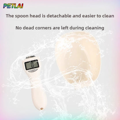 Electronic Pet Food Scoop with Weighing Scale – Intelligent Measuring Spoon for Cats and Dogs