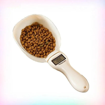 Electronic Pet Food Scoop with Weighing Scale – Intelligent Measuring Spoon for Cats and Dogs