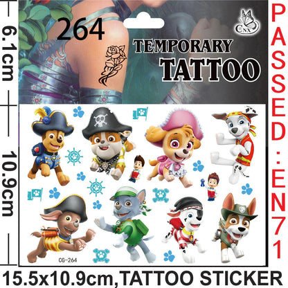 Paw Patrol Birthday Gift Set with Stickers, Bracelets, and Gift Bags for Children – 10 Pieces