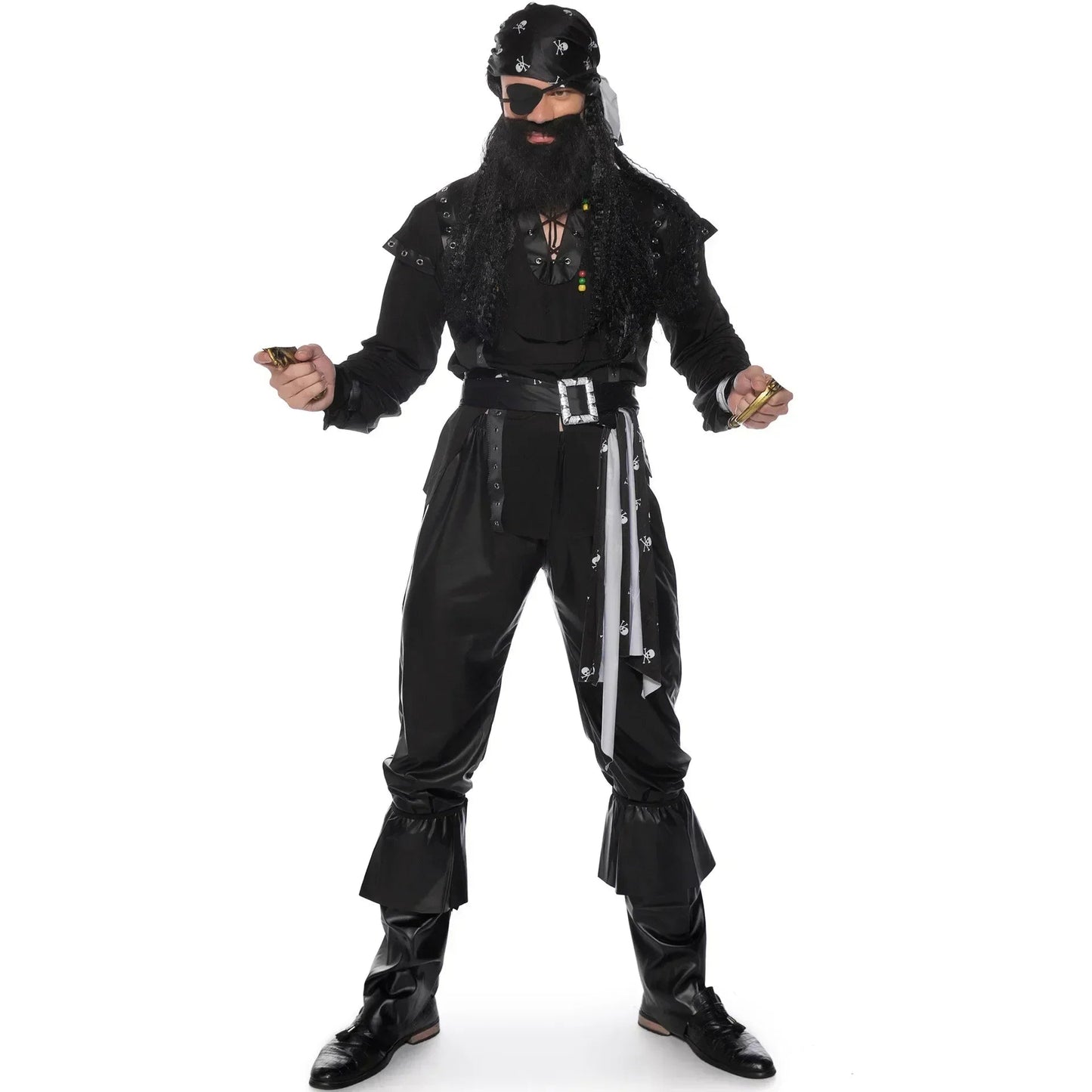 Pirate Costume Set for Couples – Halloween and Carnival Costume