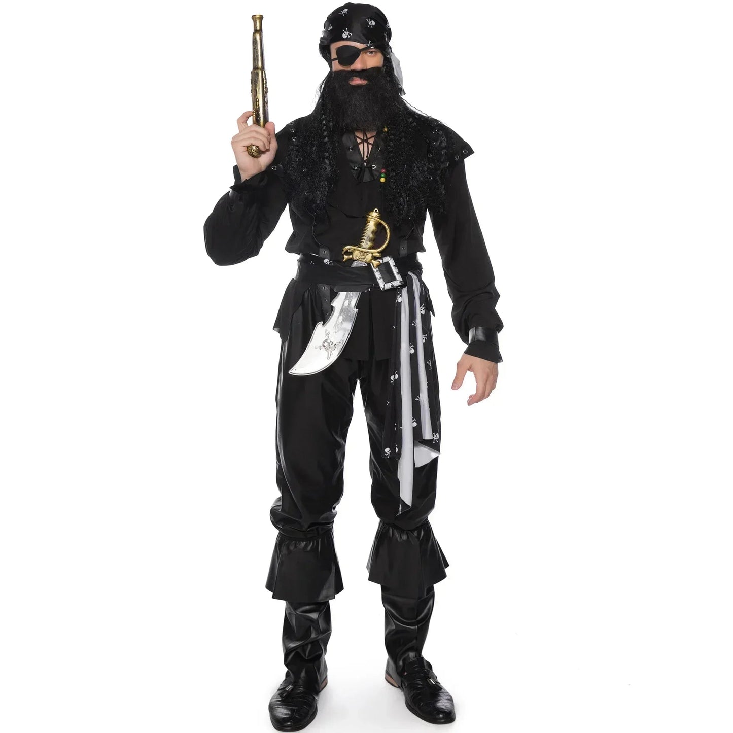 Pirate Costume Set for Couples – Halloween and Carnival Costume