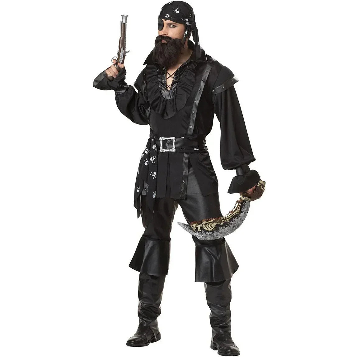 Ensemble de Costumes de Pirate pour Couples – Déguisement Halloween et Carnaval