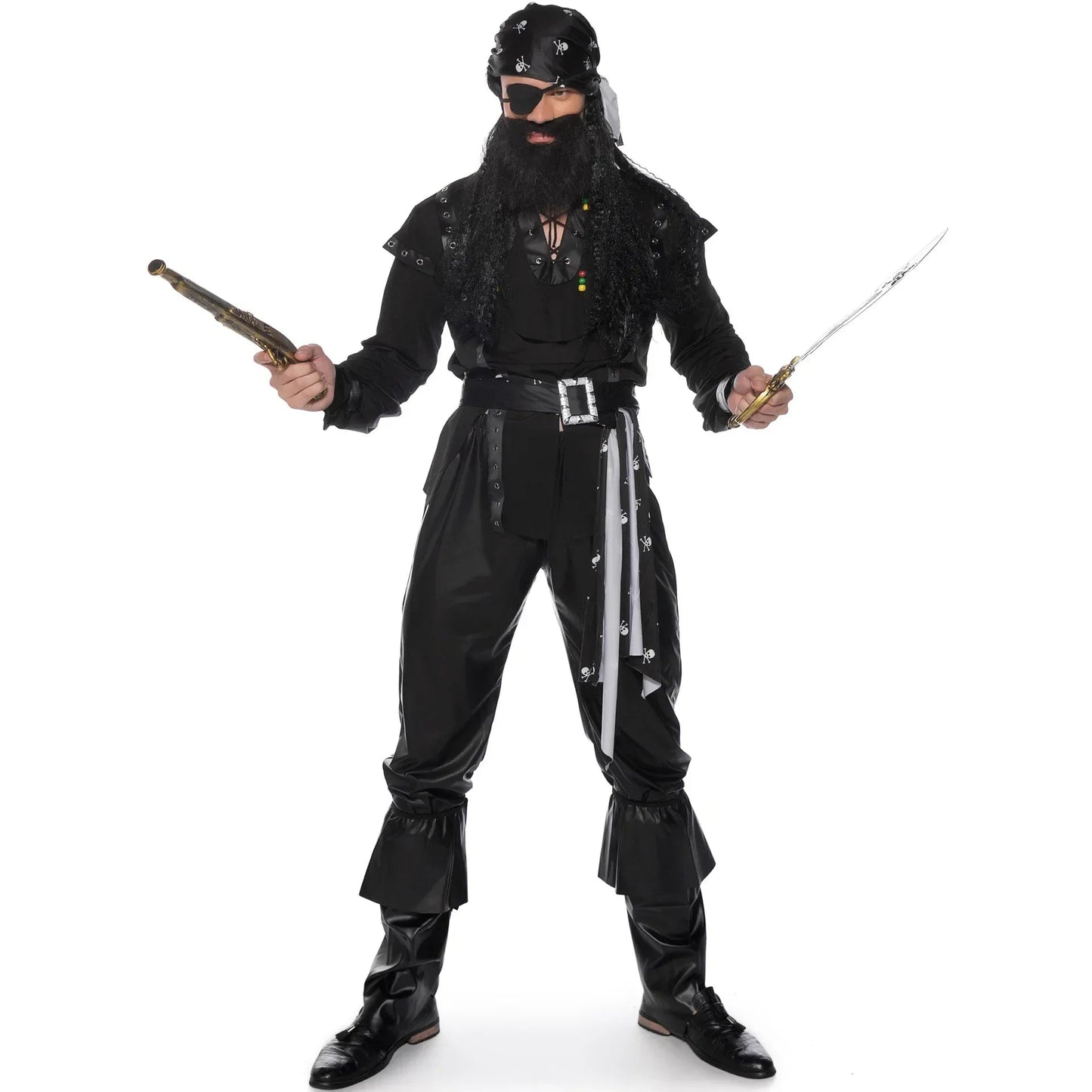 Pirate Costume Set for Couples – Halloween and Carnival Costume