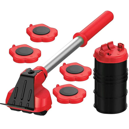 Set of Transport Rollers for Furniture – Robust Lifting Tool for Easy Moving
