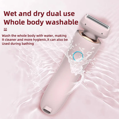 USB Rechargeable Waterproof Epilator for Gentle and Convenient Hair Removal – Compact and Lightweight for Face and Body