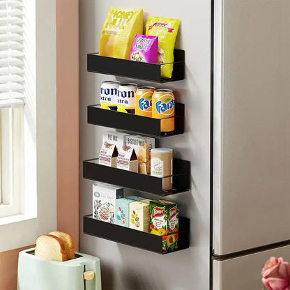 Magnetic Shelf for Refrigerator, Compact and Practical Storage, Easy Installation – Optimize Your Kitchen Space