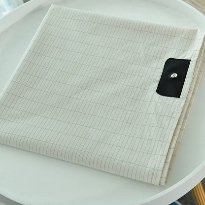 Feuille de mise à la terre en tissu conducteur argenté pour un sommeil réparateur – 100% coton, antimicrobien, protection contre les CEM