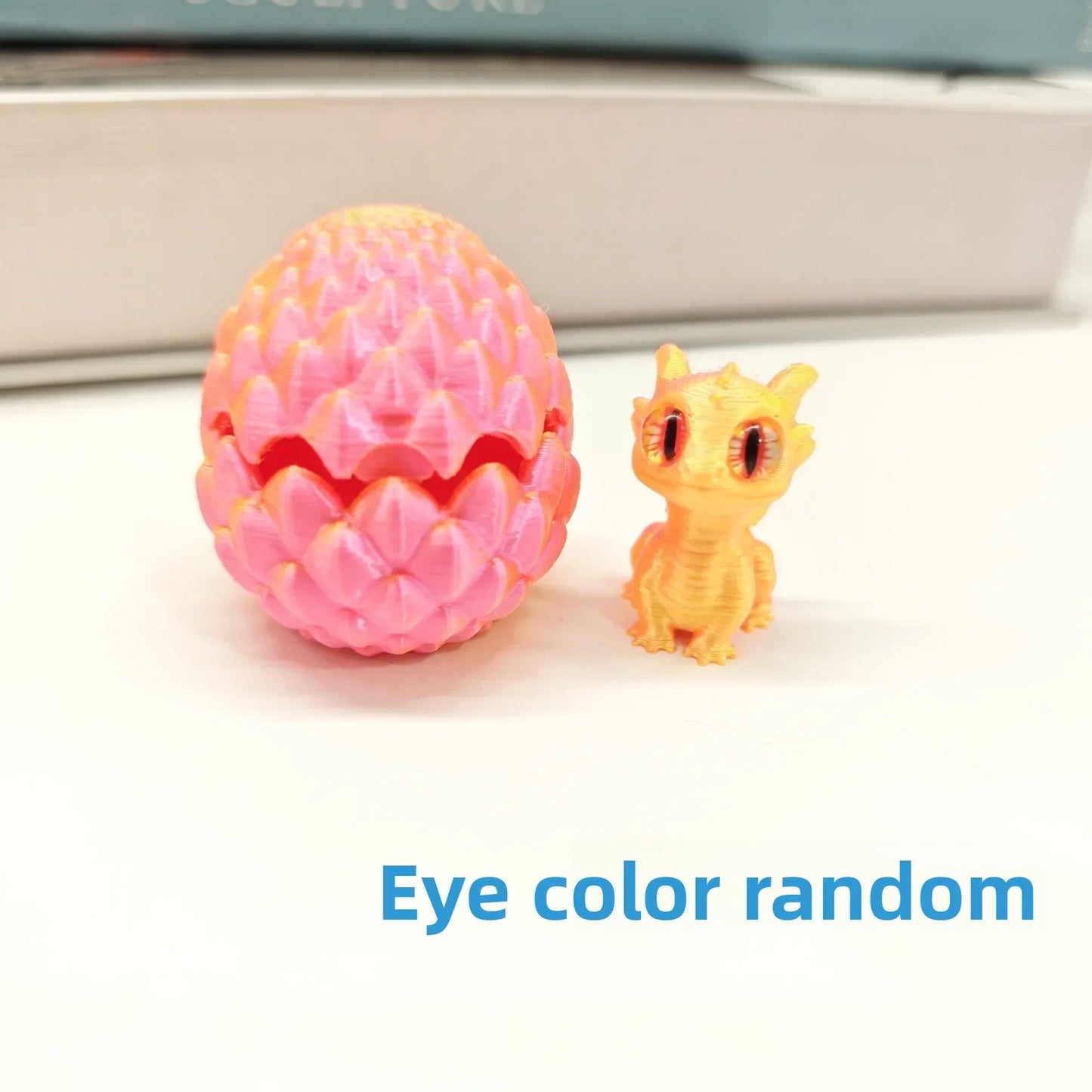 Artistic Dragon Figurine with Egg – Modern 3D Decoration for Office and Home