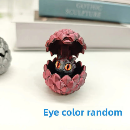 Artistic Dragon Figurine with Egg – Modern 3D Decoration for Office and Home