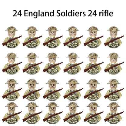 World War II Military Figurines – Army Building Blocks for Children