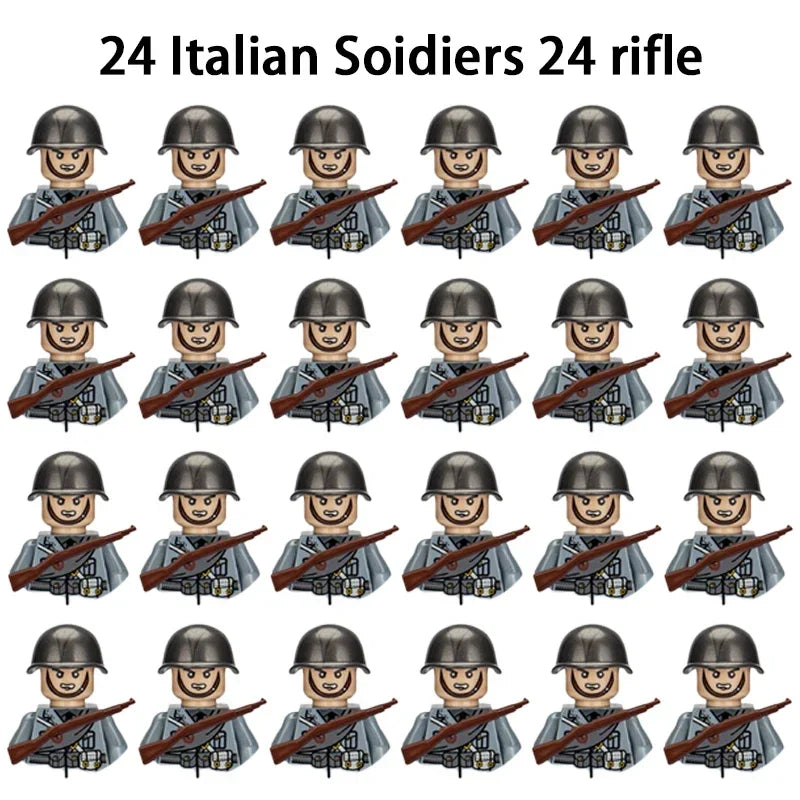 World War II Military Figurines – Army Building Blocks for Children