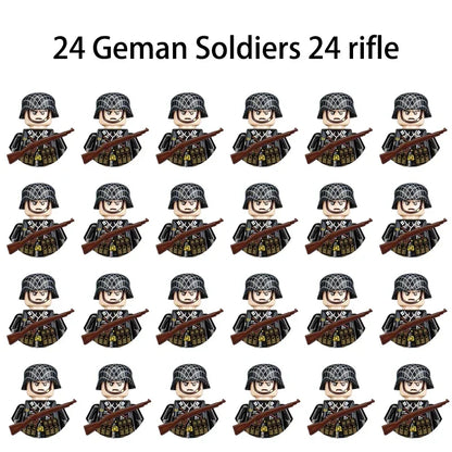 World War II Military Figurines – Army Building Blocks for Children