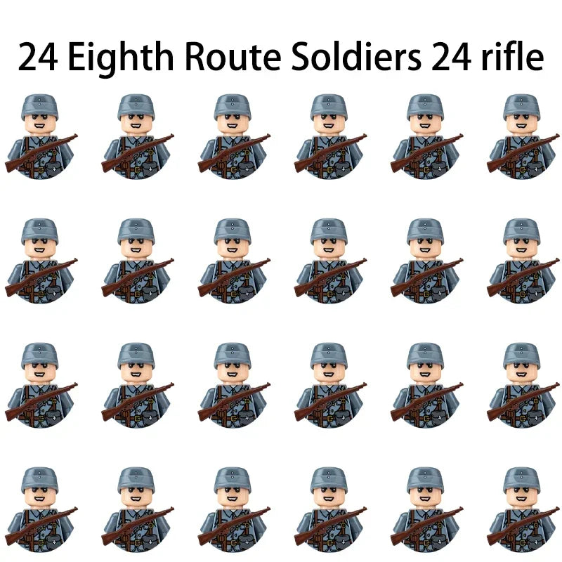 World War II Military Figurines – Army Building Blocks for Children