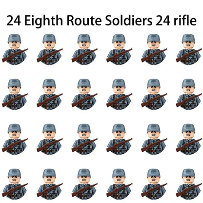 World War II Military Figurines – Army Building Blocks for Children