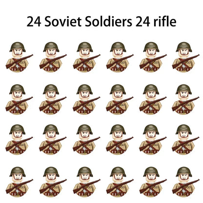 World War II Military Figurines – Army Building Blocks for Children
